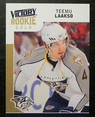 2009-10 Upper Deck Victory Rookie Gold Teemu Laakso #314